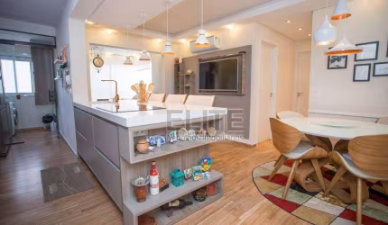 Sofisticado e incomparável, moderno  apartamento com 68m²