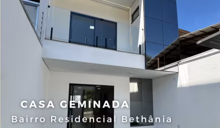 Casa Geminada Residencial Bethânia!  (Santana do Paraíso)