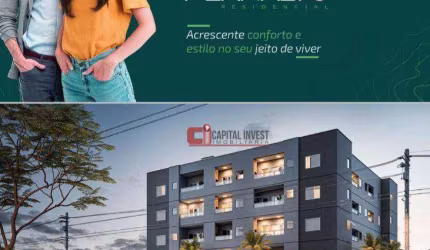 Apartamento com 2 dormitórios à venda, 67 m² por R$ 514.000,00 - Jardim Laranjeiras - Jaguariúna/SP