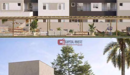 Apartamento com 2 dormitórios à venda, 47 m² por R$ 430.000 - Parque Rural Fazenda Santa Cândida - Campinas/SP