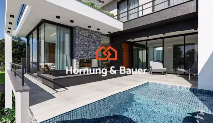 Casa de Luxo com Piscina e Suíte Master em Colina do Sol, Campo Bom