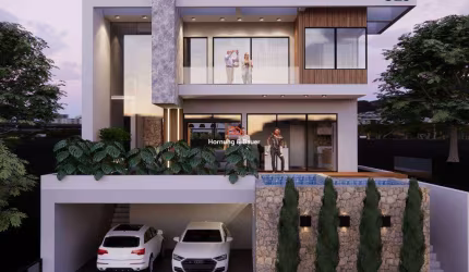 Casa alta padrão com três suítes e piscina no bairro Bela Vista Alto Horizonte- Estância  Velha, região com alta valorização.