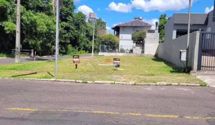 Terreno plano de esquina à venda em Novo Hamburgo no bairro Vila Nova - Pronto para construção!