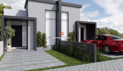Lançamento no loteamento Campos do Lago! Casa nova à venda em Estância Velha - bairro Lago Azul