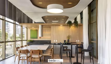 ibeda - Apartamento Les Amis Lagoa Nova, 2 quartos (1 suíte), sala, gourmet, 1vg