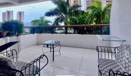 Apartamento em Lagoa Nova. Sala, varanda, 3 suítes, 3 vagas, 134m2 e planejados