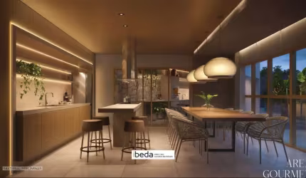 ibeda - Apartamento Trairi 517 -  Moura Dubeux, 3 suítes, sala gourmet, 2 vagas