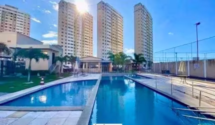 Apartamento Sunset Ponta Negra, 2 quartos sendo 1 suíte, nascente, 56m2, sombra