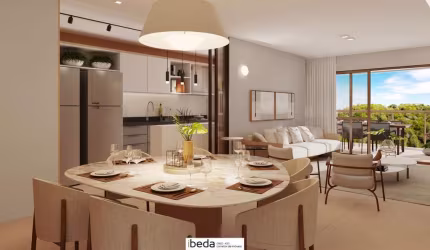 ibeda - Apartamento Florata Moura Dubeux, bairro Tirol. Sala, 3 quartos 2 suítes