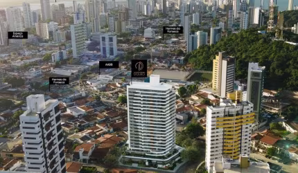 ibeda - Residencial DOuro Apartamento 172m2, próximo AABB Tirol, 3 suítes + home