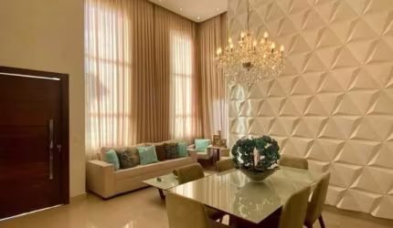 Casa Condominio Green Club. Sala ampla, 3 suítes, 4 vagas, planejados