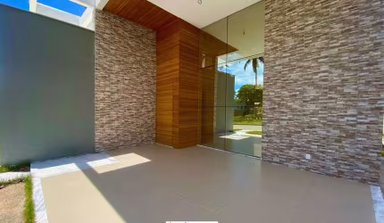 Casa no Condominio Vila Flor. Sala, estar e jantar cozinha, gourmet e 3 suites.