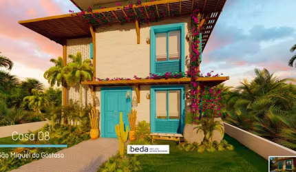 Ibeda- Vela Santo Cristo Casa à venda em São Miguel do Gostoso, 3 suítes, 188m2