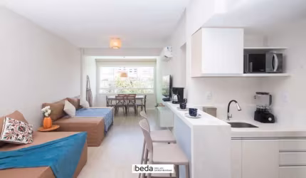 Apartamento venda 1 Dormitório 60m2  Mobiliado na Avenida Beira Mar com Vaga