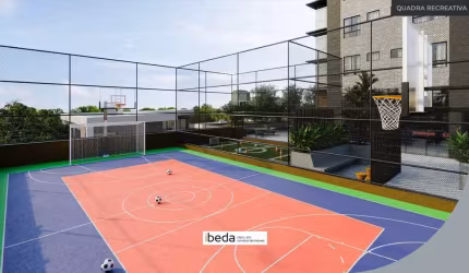 ibeda - Gemini Apartamento em Lagoa Nova. Sala, cozinha, 2 suítes + 1 semi. 93m2