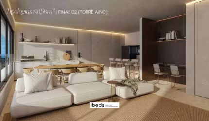 ibeda - Aalto apartamento Tirol Sala gourmet, cozinha, 3 suite, lavabo 3v 150m2