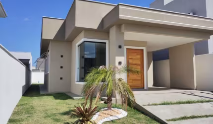Casa em condomínio fechado com 3 quartos à venda na Estrada Henfil, Pindobas, Maricá, 99 m2 por R$ 540.000