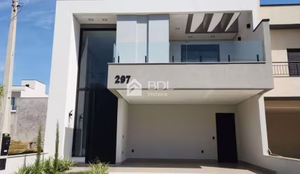 Casa em condomínio fechado com 3 quartos à venda na Avenida Luiz Greco, 500, Vila Monte Alegre, Paulínia, 180 m2 por R$ 1.420.000