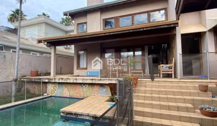 Casa em condomínio fechado com 4 quartos para alugar na Rua das Ixias, 107, Alphaville Dom Pedro, Campinas, 410 m2 por R$ 18.000