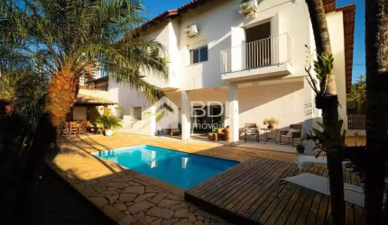 Casa em condomínio fechado com 4 quartos para alugar na Rua Pedro Nacib Jorge, 123, Vila Brandina, Campinas, 390 m2 por R$ 13.000