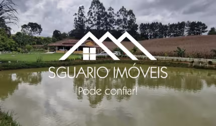 R$ 650 MIL (ESTUDA TROCA) - CHÁCARA 18.150 m², CASA ALVENARIA, TANQUE DE PEIXES C/5 NASCENTES, QUITANDINHA/PR.