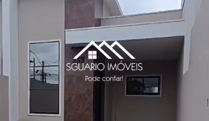 R$ 680 MIL - CASA NOVA 98,65 m², 3 QUARTOS (1 SUÍTE), 2 VAGAS, FAZENDA VELHA, ARAUCÁRIA/PR.