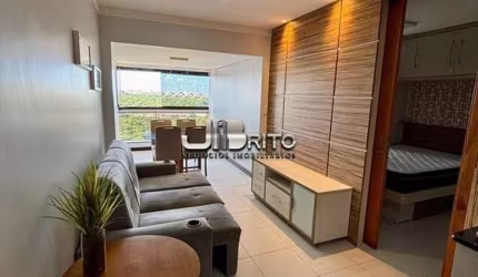 ALUGUEL APARTAMENTO MOBILIADO 52 M² QUARTO E SALA E VARANDA| 2 VAGAS DE GARAGEM| CAMINHO DAS ÁRVORES