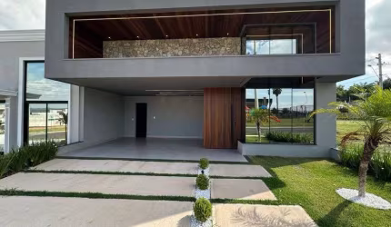 Casa Térrea a venda Cond Evidencias em Indaiatuba com 3 suites escritorio e piscina