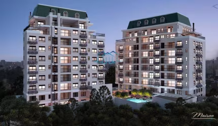 Apartamento para Venda em Curitiba, Alto da Glória, 2 dormitórios, 2 banheiros, 2 vagas