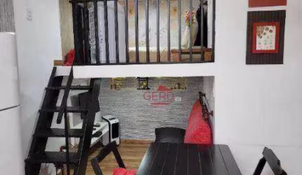 Studio com 1 dormitório para alugar, 22 m² por R$ 2.450,00/mês - Jardim Bonfiglioli - São Paulo/SP