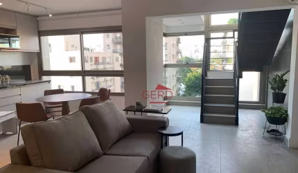 Cobertura com 1 dormitório para alugar, 85 m² por R$ 15.500,00/mês - Jardim Paulista - São Paulo/SP