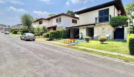 Casa Contemporânea no Cond. Carmel (SP II) – 4 Dorms, 3 Suítes, Gourmet, Lazer Completo e Vista para APP – Cotia/SP