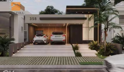 Condomínio Campos do Conde - Casa com 3 dormitórios à venda, 165 m² por R$ 1.166.000 - Cajuru do Sul - Sorocaba/SP