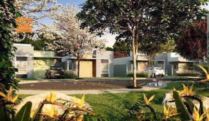 Condomínio Villa Magari - Casa com 2 dormitórios à venda, 56 m² por R$ 450.000 - Aparecidinha - Sorocaba/SP