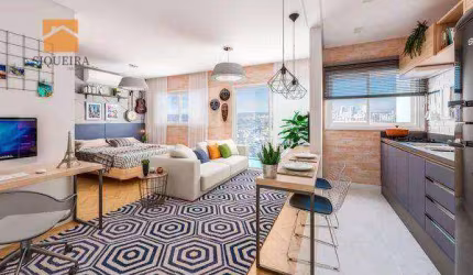 Edifício Nothing Hill - Apartamento com 1 dormitório à venda, 37 m² por R$ 450.000 - Jardim Portal da Colina - Sorocaba/SP