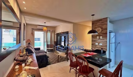 OPORTUNIDADE NA QUADRA DO MAR Apartamento com 3 dormitórios com piscina, 96 m²  - Varanda Gourmet - Praia do Tombo, Guarujá/SP