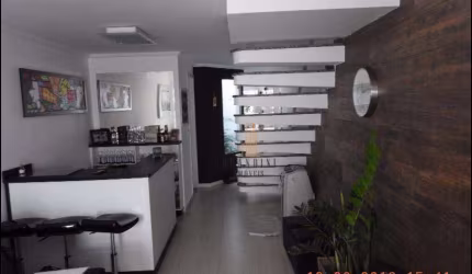 Sobrado com 3 dormitórios à venda, 111 m² por R$ 595.000,00 - Vila Linda - Santo André/SP