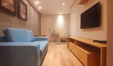 Flat com 1 dormitório para alugar, 42 m² por R$ 4.170,00/mês - Centro - São Bernardo do Campo/SP