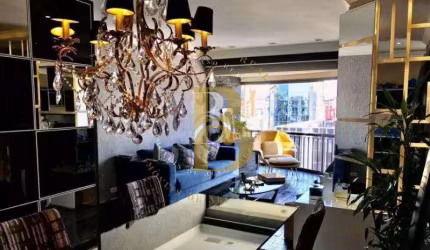 Primoroso apartamento, com acabamentos sofisticados, localizado no Itaim Bibi.