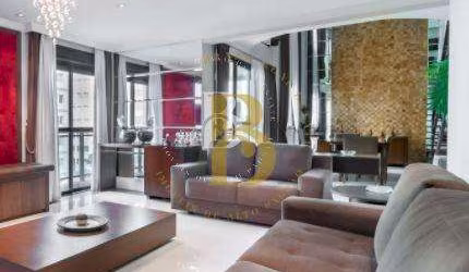 Apartamento refinado, localizado no Jardim Paulista.