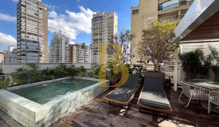 Maravilhosa cobertura, com vista permanente, localizada na  Vila Nova Conceição.