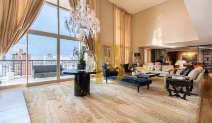Duplex com 634 m², 5 quartos sendo 5 suítes à venda na Vila Nova Conceição.