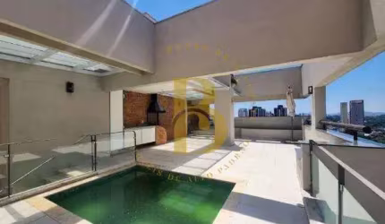 Cobertura com 345 m², 4 quartos sendo 3 suítes à venda no bairro Jardim Guedala.