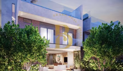 Casa moderna, com jardim privativo, localizado em Moema.