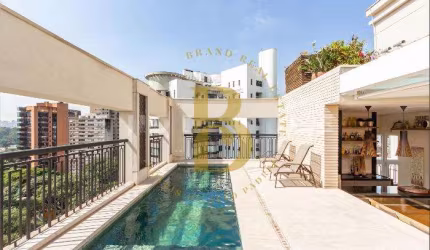Primorosa cobertura duplex, com vista panorâmica, localizada na Vila Nova Conceição.