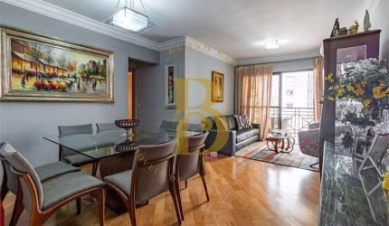 Apartamento com 108 m², 3 dormitórios e 3 vagas, próximo à estação Praça da Árvore, do Metrô.