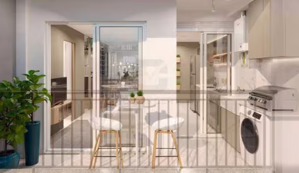 Apartamento LANÇAMENTO de 2 dormitórios e VARANDA GOUMERT com Ato Parcelado