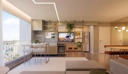 Apartamento de 3 dormitórios e 2 vagas no bairro Bela Vista - Osasco