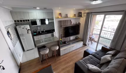 APARTAMENTO 58M² 2 DORMITÓRIOS SENDO 1 SÚITE 1 VAGA E COM PLANEJADOS VITTA CLUB