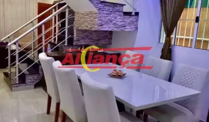 PORTEIRA FECHADA - SOBRADO COM 3 DORMITÓRIOS SENDO 1 SUITE  A VENDA, 125 m²Jardim Santa Clara